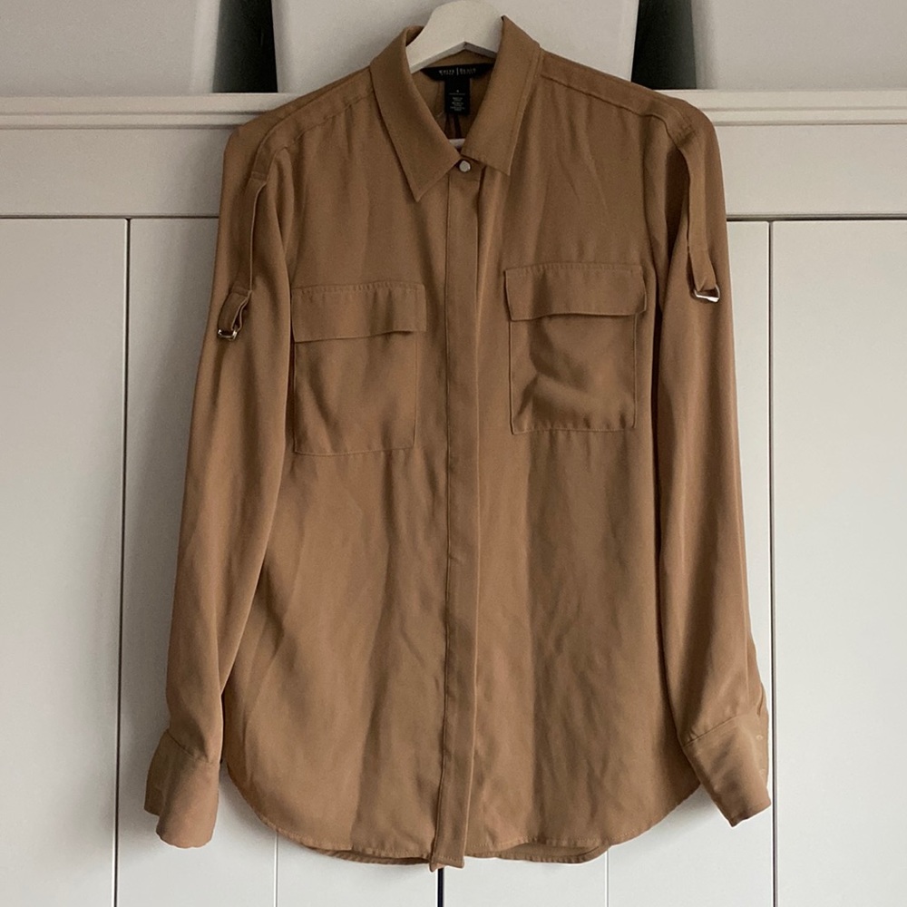 Silk beige blouse